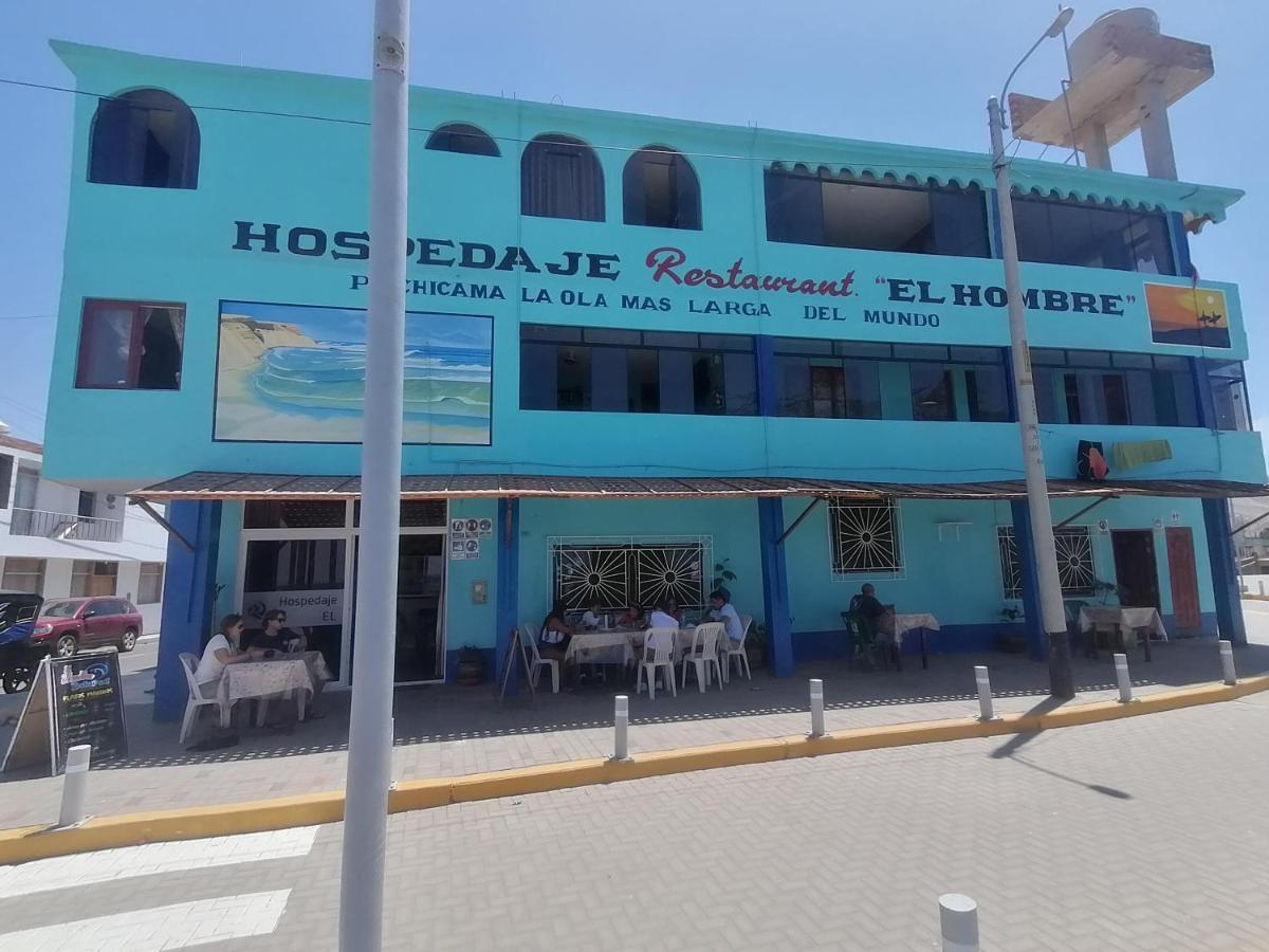 Hospedaje Restaurante El Hombre Puerto Chicama Exteriör bild